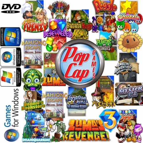 PopCap Games Full Set Murah (Digital) (Google Drive) (Plant vs Zombie, Insaniquarium, Zuma)