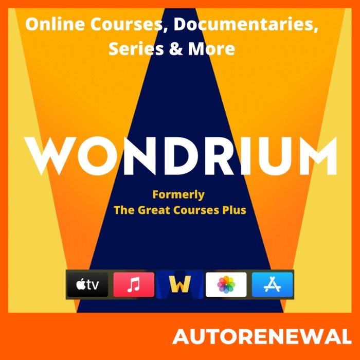 WONDRIUM New The Great Courses