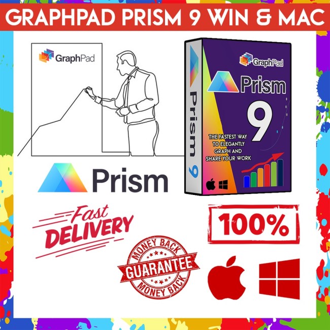 GraphPad Prism 8 / 9 Lifetime For Windows & MacOS (32-bit & 64-bit)