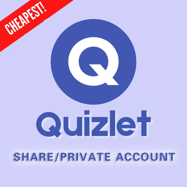 QUIZLET PLUS PREMIUM PERSONAL PRIVATE ACCOUNT