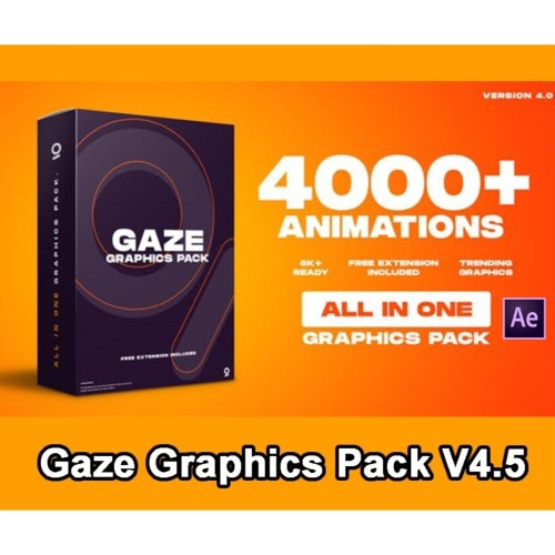 Gaze Graphic Pack Template Mega Collection Free Updates | After Effects