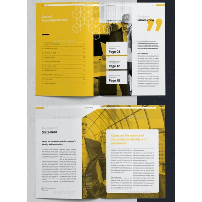 32 Pages Company Profile Brochure Design Template | Microsoft Word Fully Editable