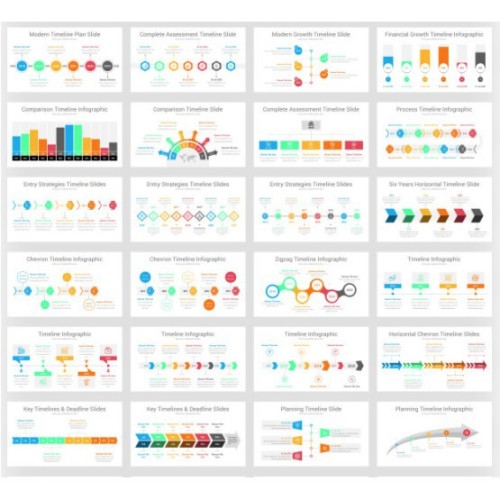 Infographics Multipurpose Bundle PowerPoint Presentation Templates Free Update  Koleksi Template PowerPoint