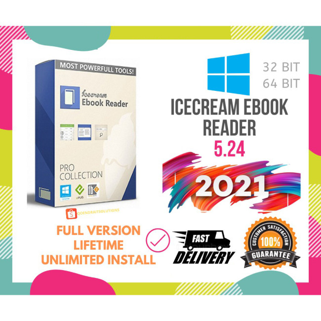 Icecream Ebook Reader Pro 5.24 | Easy Installation | Lifetime | Full Version