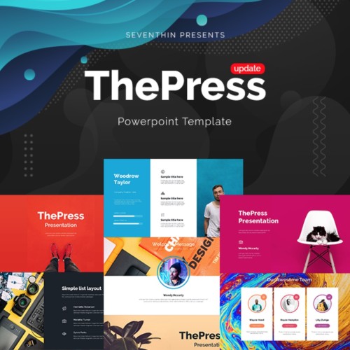 The Press Animated Powerpoint Presentation Templates Premium Slide Free Update | Koleksi Template PowerPoint