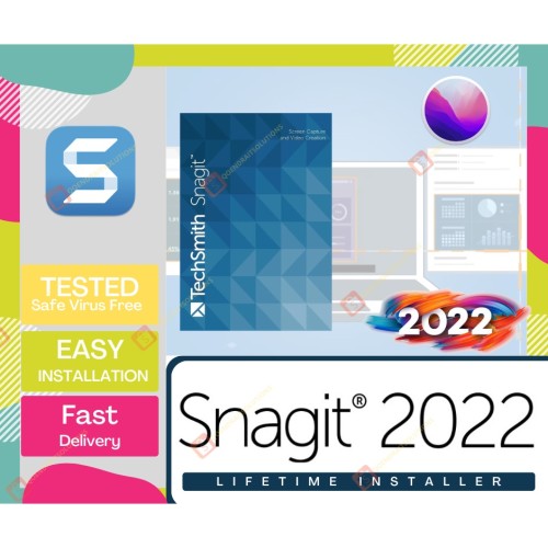 TechSmith Snagit 2022 for [Moneterey/M1/M2/Intel] | Lifetime | Full Version