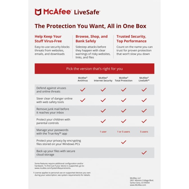 Mcafee Total Protection Antivirus 2022 Original Code