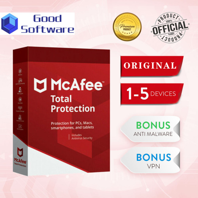 Mcafee Total Protection Antivirus 2022 Original Code