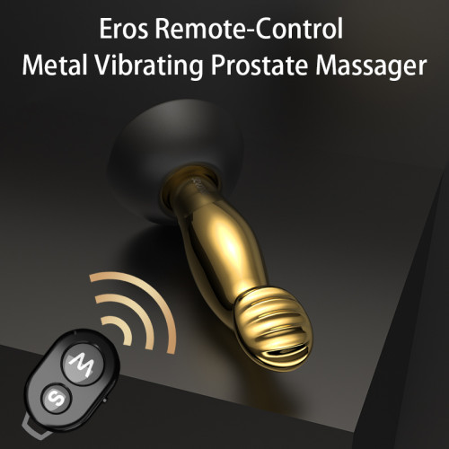Eros Remote-Control Metal Vibrating Prostate Massager