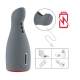 Matte Gray 5-frequency sucking 6-speed vibration Heating Blow-job Masturbator