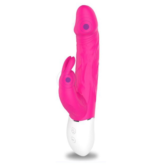Double Tongue Vibrating dildo with Telescopic Rotating vibrators for woman Anal vaginal Clitoris Stimulator Adult suck sex toys