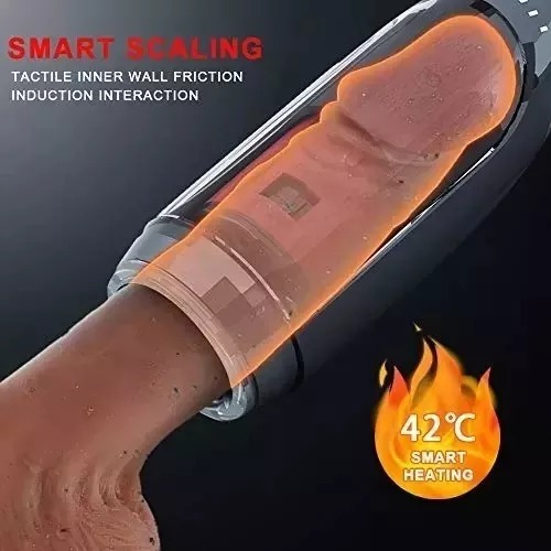Sitmulab New Bluetooth-controlled automatic retractable THE KING rotating male masturbator