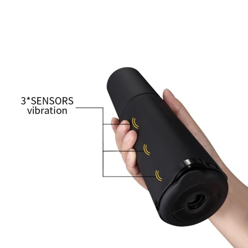 Handheld 3D Sensors Voice Cone-Shape Male Masturbator Cup