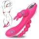 Sitmulab™ 3-in-1 7 Vibrating Modes Rabbit G-Spot Stimulator Anal Dildo Vibrator