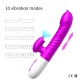 Double Tongue Vibrating dildo with Telescopic Rotating vibrators for woman Anal vaginal Clitoris Stimulator Adult suck sex toys