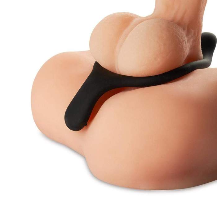 Silicone Cock Ring with Studded Teaser