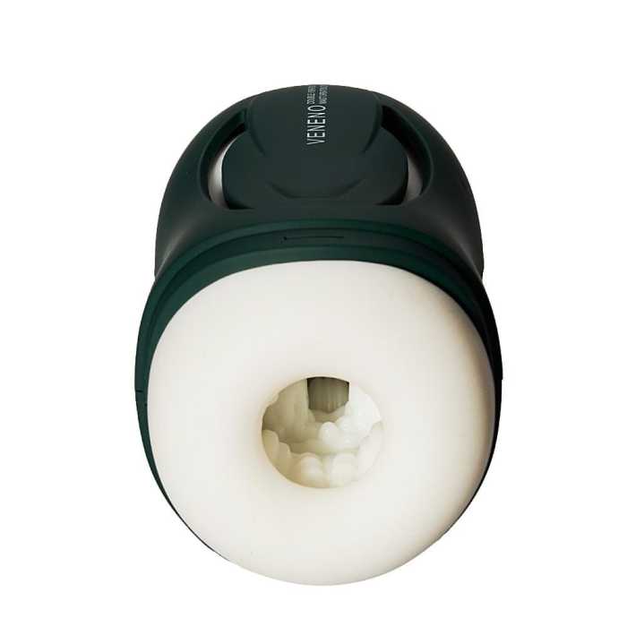 Sitmulab™ Dark-Green 10 Vibrating Manual sucking Heating Masturbation Cup