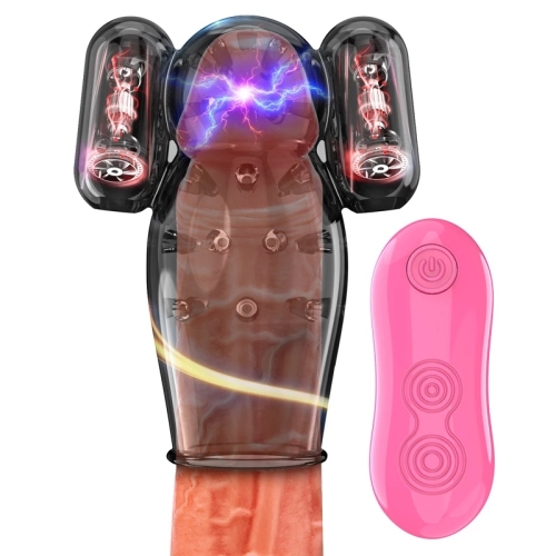 12 Speeds Penis Vibrator Penis Massager Trainer Glans Vibrator Men Sex Toys Enhancement Delay Lasting Erection Male Masturbation