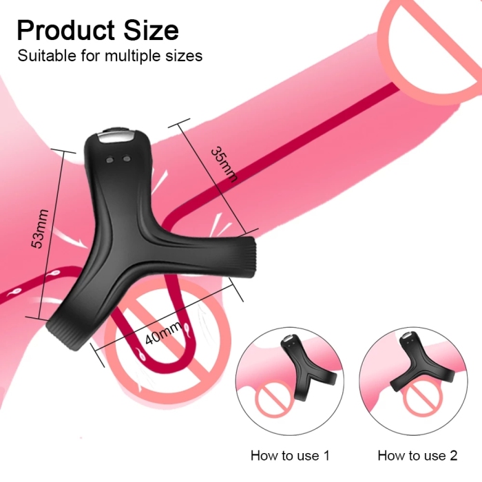 Vibrator Cockring Penis Cock Ring on for Man Delay Ejaculation Sex Toys for Men Couple Rings Penisring Toys for Adults 18
