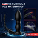 Sitmulab™ 2 In 1 8 Thrusting 8 Vibration Cock Ring Anal Vibrator