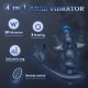 Three 360° Rotation Anal Plugs and 10 Vibrators Dual Motor Prostate Massager