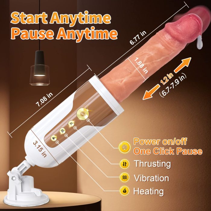 Sex Machine Automatic Thrusting Dildo for Women Pleasure