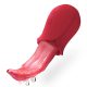 Meili-10 Speed Realistic Tongue Licking Rose Vibrator