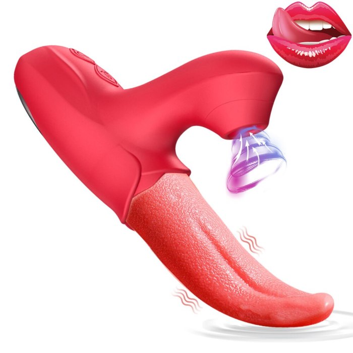 Leila - Licklip Sucking Blowjob Tongue Licking Vibrator