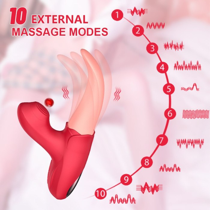 Ana - Wireless Tongue Licking Vibrator G Spot Clitoral Stimulator Mini Clit Sex Toys