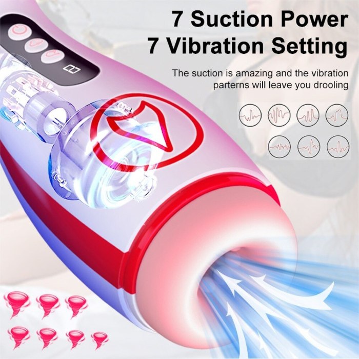 Smart Sucking Masturbation Cup Multi-Frequency Pulse Strong Shock 7-Frequency Suction Breakthrough Pleasure Real Male Sex Toys