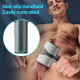 Ron-rotating telescopic 2-in-1 masturbator with unlimited penis length