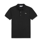22SS Man Short Sleeve Classic Pique Polo Shirt Black 501