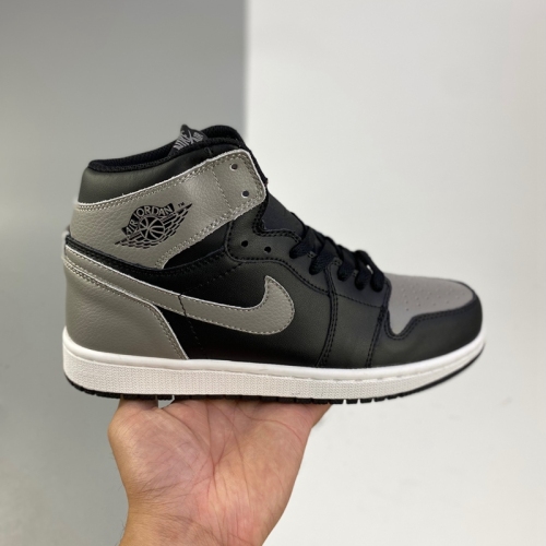 Nike adult Air Jordan 1 Grey and Black