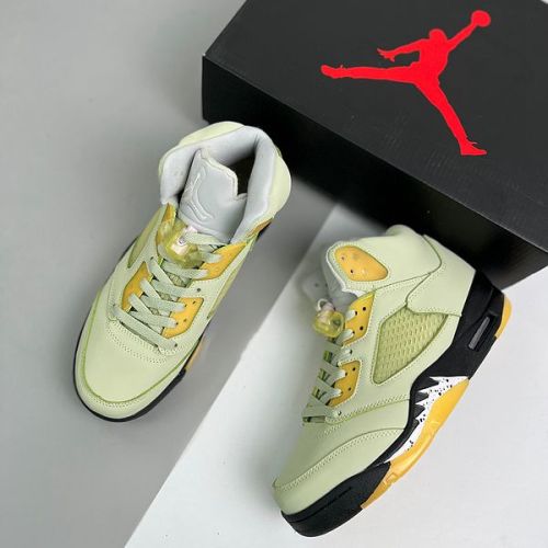 Nike adult Air Jordan 5 green