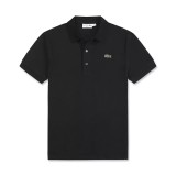 22SS Man Short Sleeve Classic Pique Polo Shirt Black 501