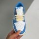 Nike adult Travis Scott x Air Jordan 1 Low AJ1 blue