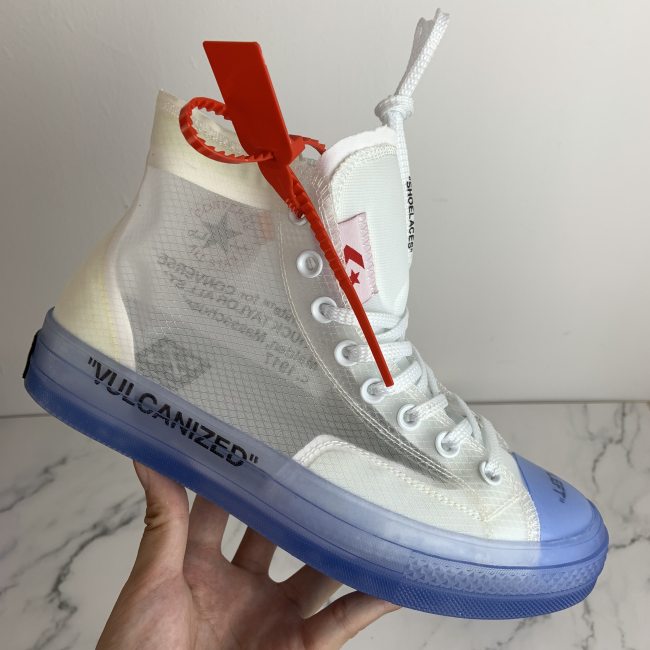 Chuck Taylor All Star Hi OFF-white OW The Ten white（euro 42）