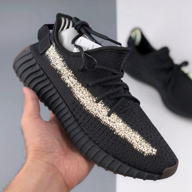 adult Yeezy Boost 350 V2 Reflective black