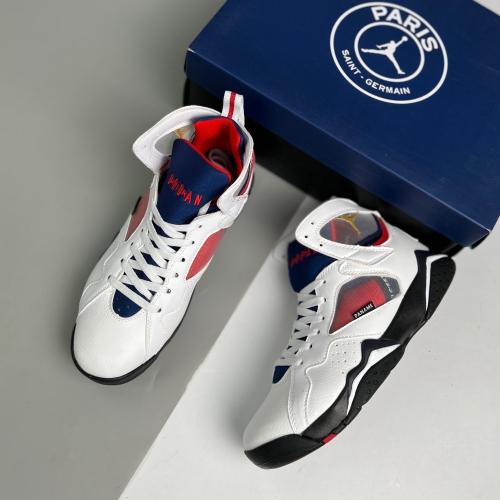Nike adult air Jordan 7 Retro BCFC Paris Saint-Germain PSG (2021) white