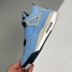 Nike adult air Jordan 4 Retro University Blue（Euro 47）