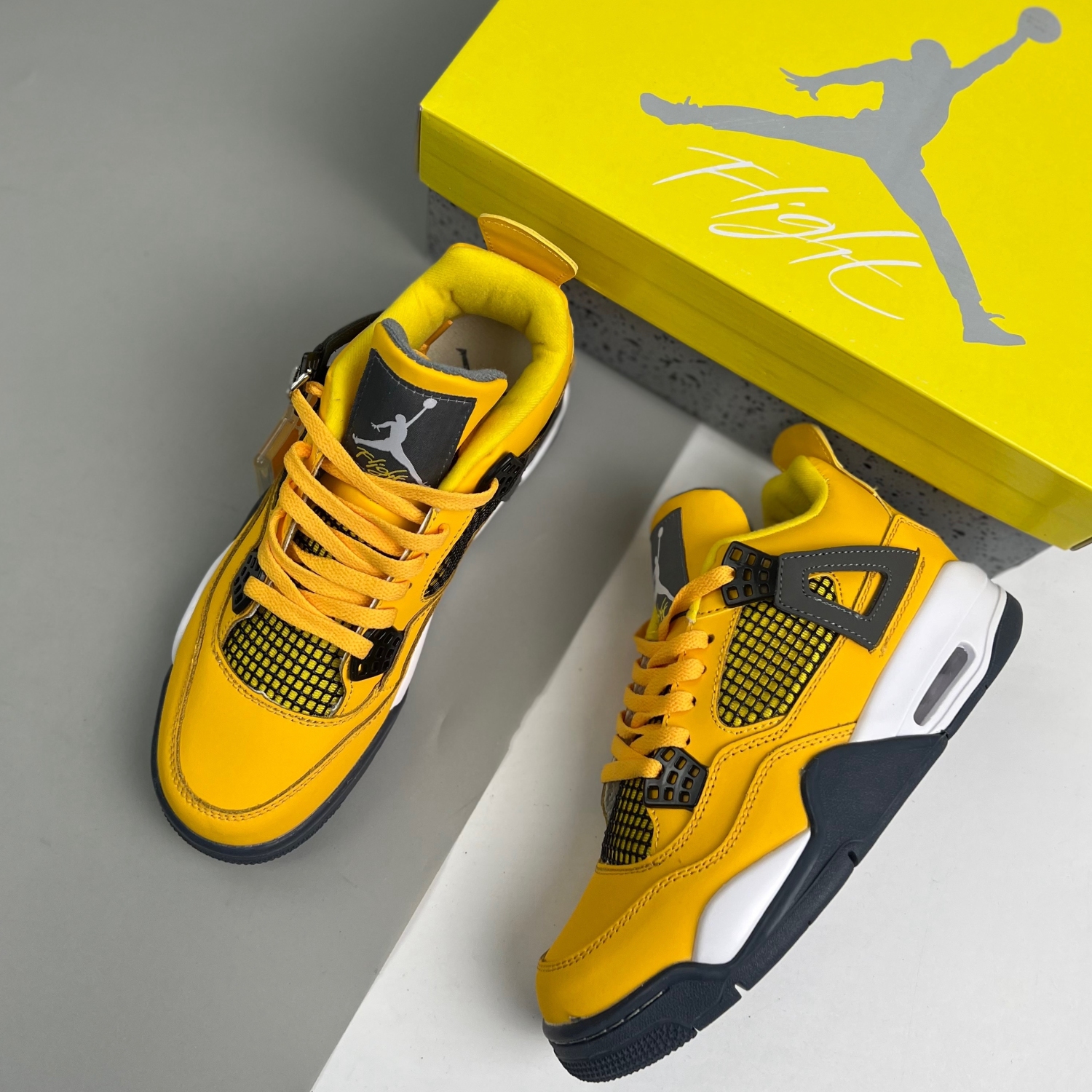 air jordan 4 yellow