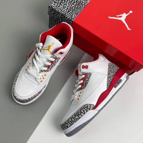 Nike adult air Jordan 3 Retro Cardinal Red（Premium）