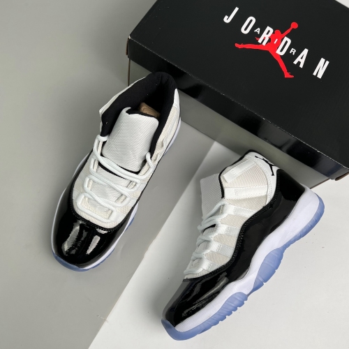 Nike adult air Jordan 11 Retro Concord (2018) white and black