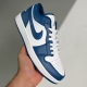 Nike adult air Jordan 1 Low Marina Blue and white