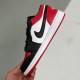 adult 1 Low Bred Toe red and black