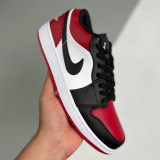 adult 1 Low Bred Toe red and black