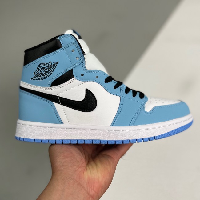 adult 1 Retro High White University Blue Black white