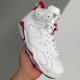 Nike adult air Jordan 6 Retro Red Oreo white