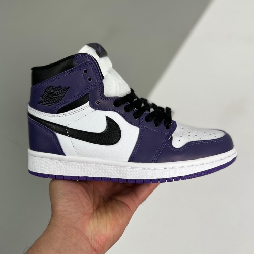 Nike adult air Jordan 1 Retro High Court Purple White
