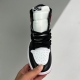 Nike adult Air Jordan 1 Retro High Satin Black Toe black and white